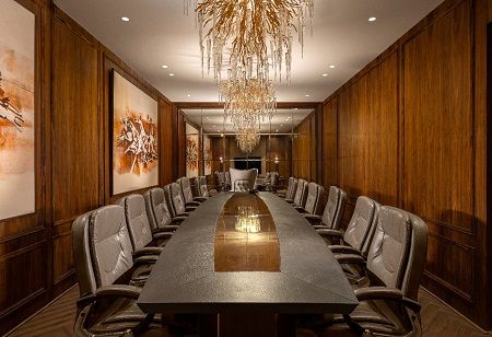 Symbolic of power, KVIRAAJ reveals its exquisite office design exuding its ethos of unparalleled craftsmanship & finesse